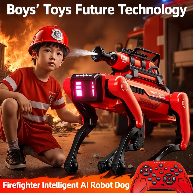 Science Robotics - AI Robot Dog Intelligent Firefighting Robot