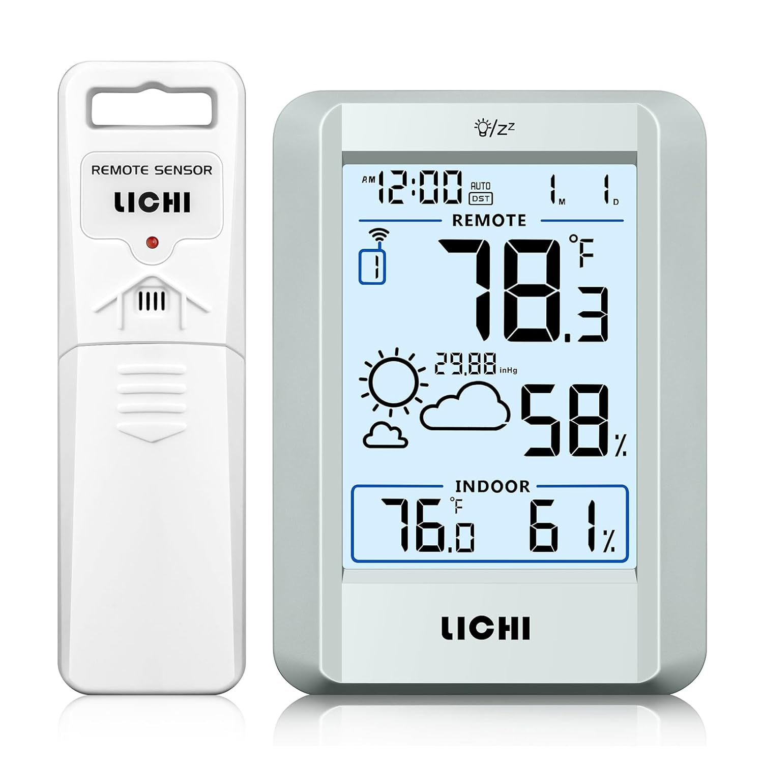 Weather Station Indoor - Wireless Weather Station Indoor Outdoor Thermometer