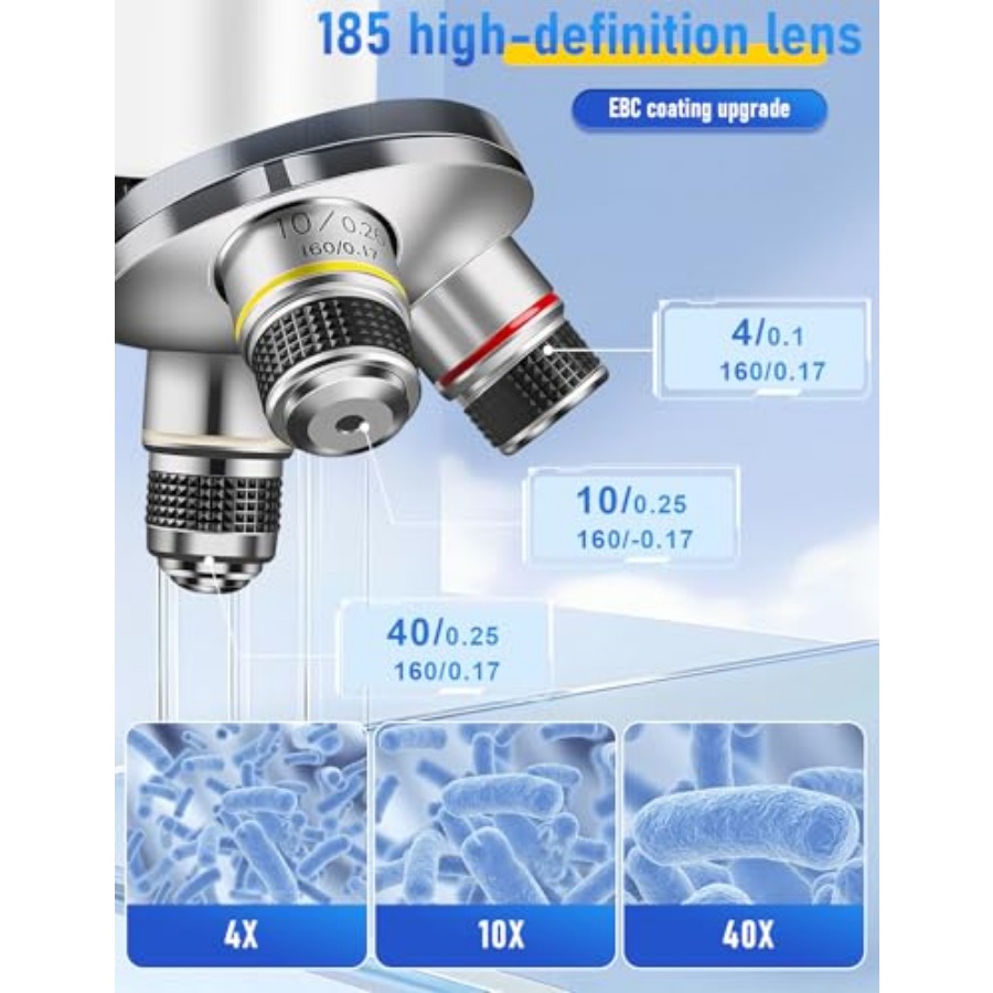 Compound Microscope for Adults - Microscope Compound 40X 评论和价格