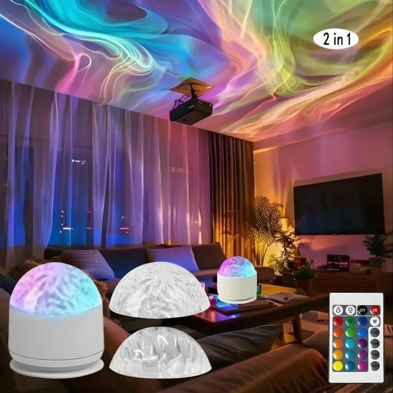 1pcs 2-in-1 Aurora Borealis &  - Planetarium Projector Home 评论和价格