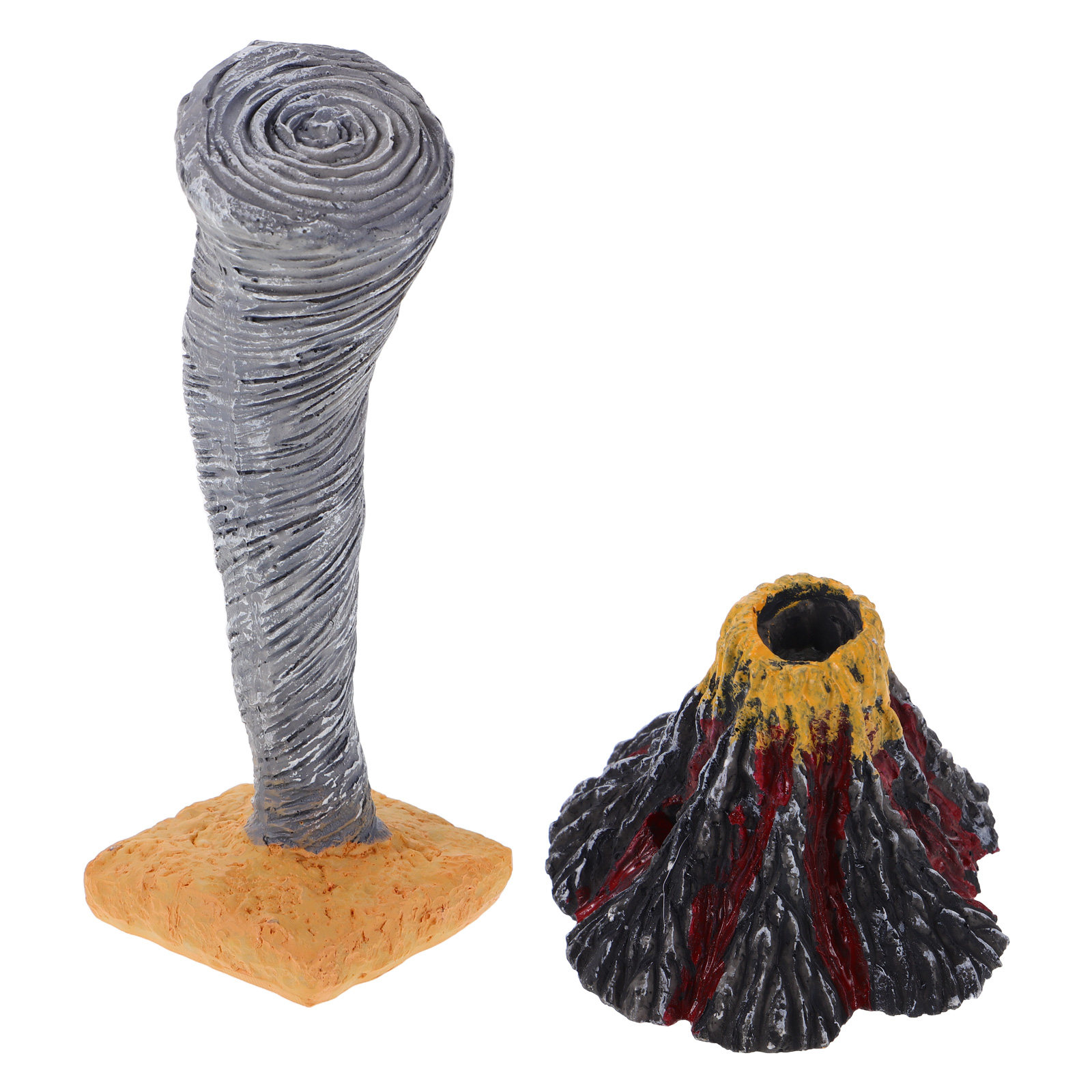 2Pcs Realistic Natural Disaste - Volcano Kit Eruption 评论和价格
