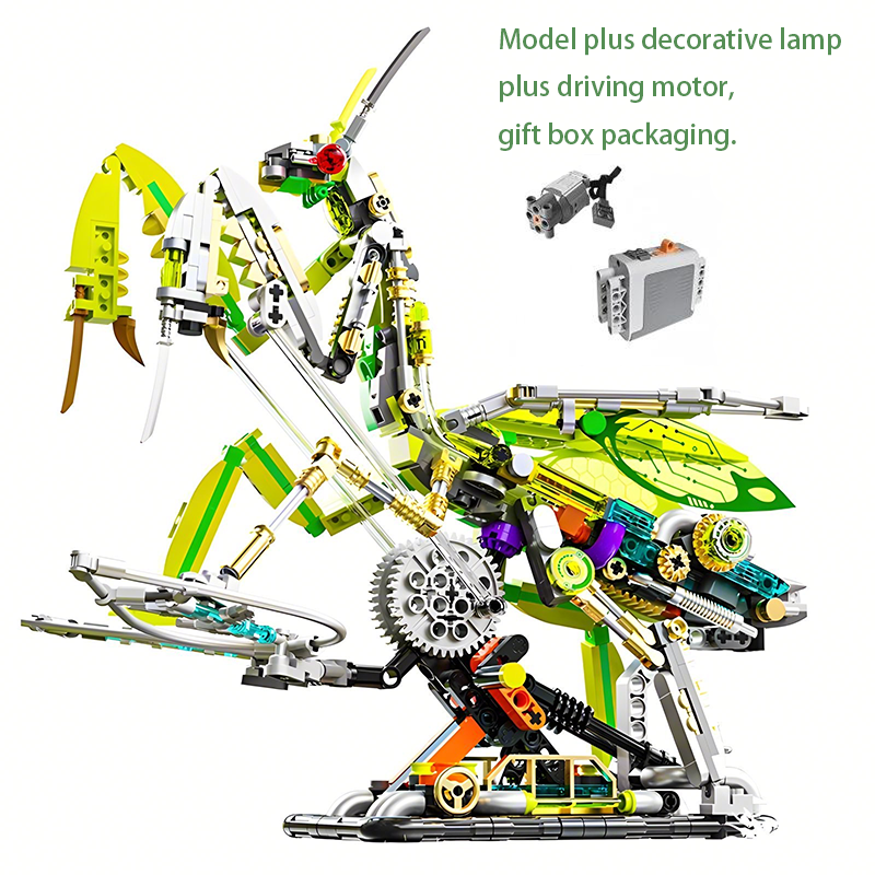DIY Mantis building blocks sem - Science Toys Diy 评论和价格