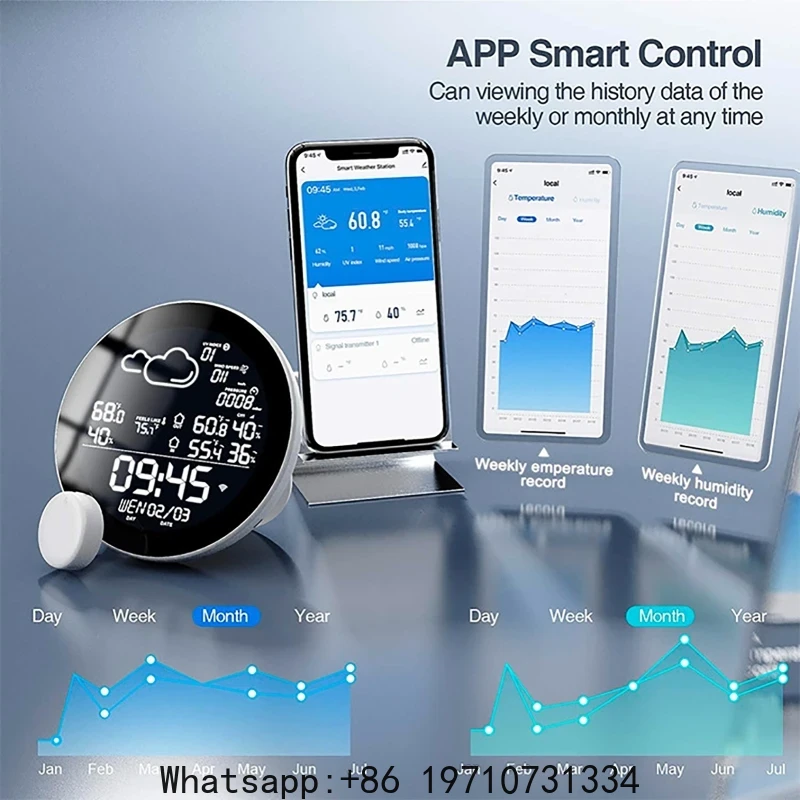 Wifi Smart Weather Stations Ap - Weather Station Indoor 评论和价格