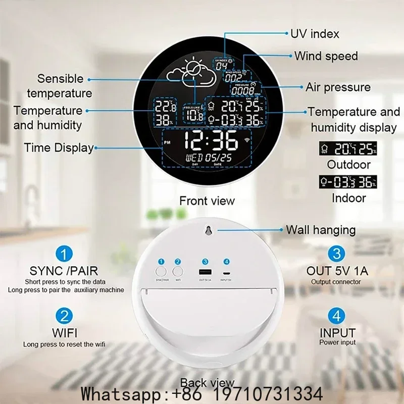 Wifi Smart Weather Stations Ap - Weather Station Indoor 评论和价格