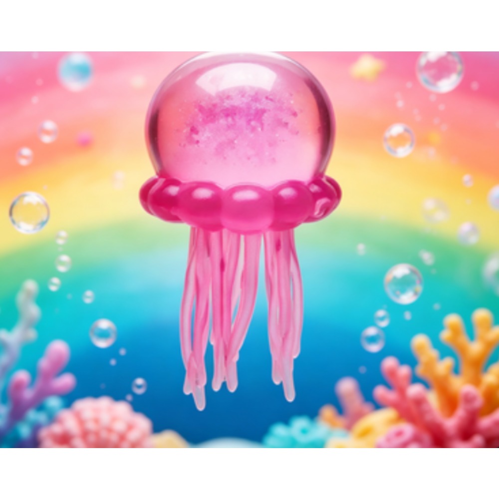 Transparent Glitter Jellyfish  - Crystal Growing Kit 评论和价格