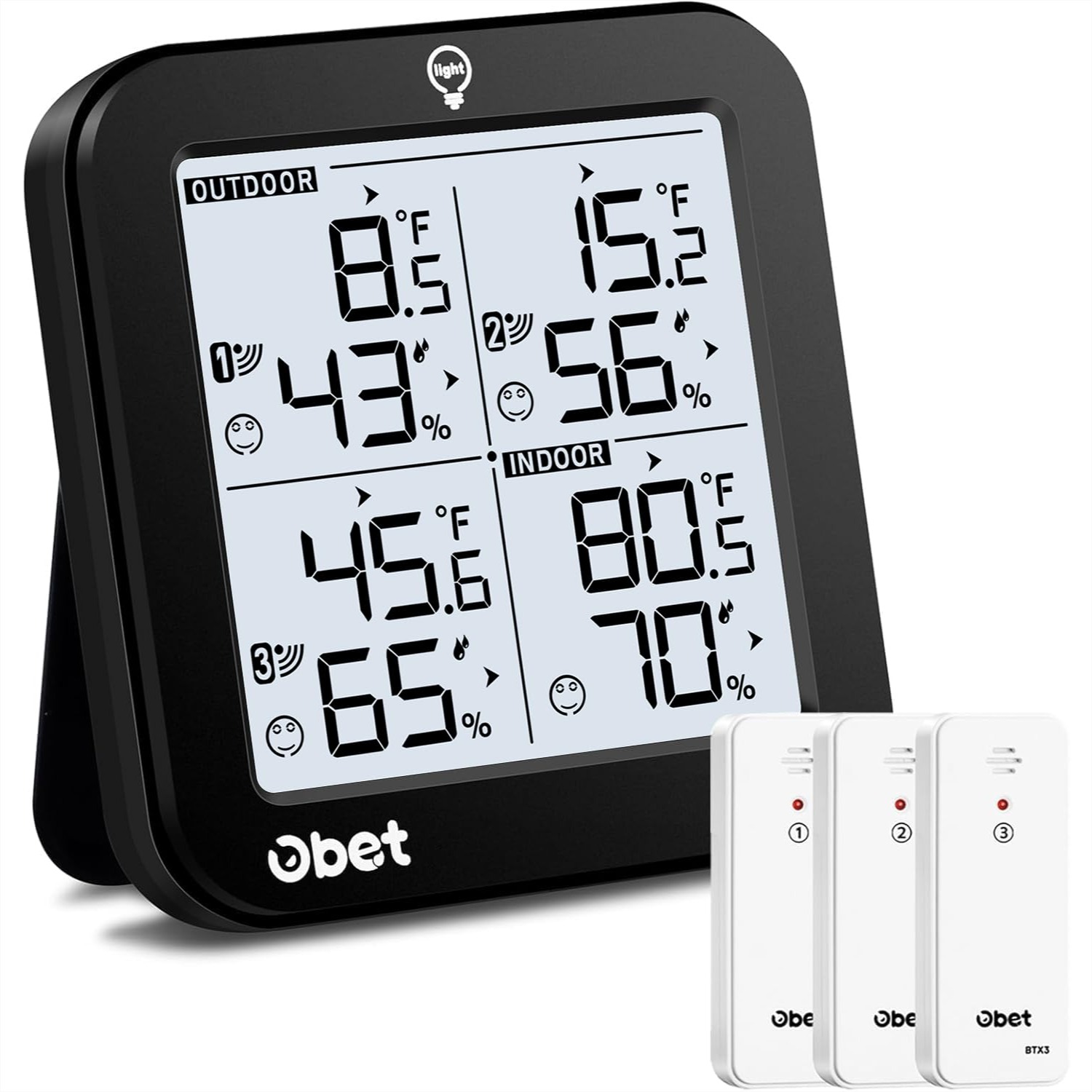 Wireless Weather Station with  - Weather Station Indoor 评论和价格