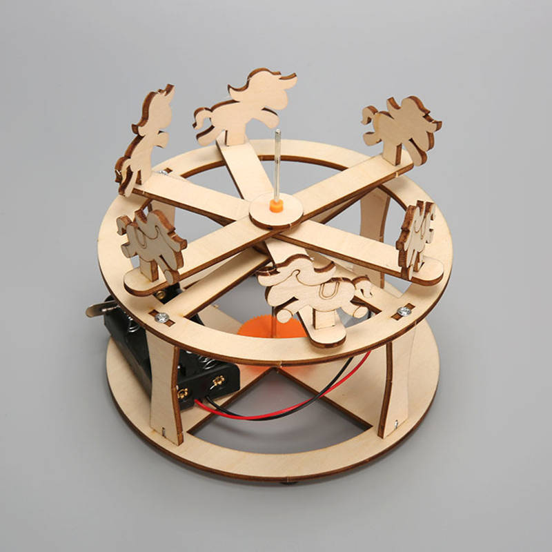 HUAHUABuild Your Own Carousel  - Science Toys Diy 评论和价格