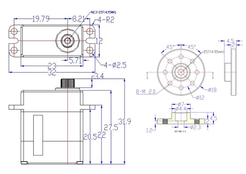Feetech HLS3606M Constant Forc - Science Robot 评论和价格