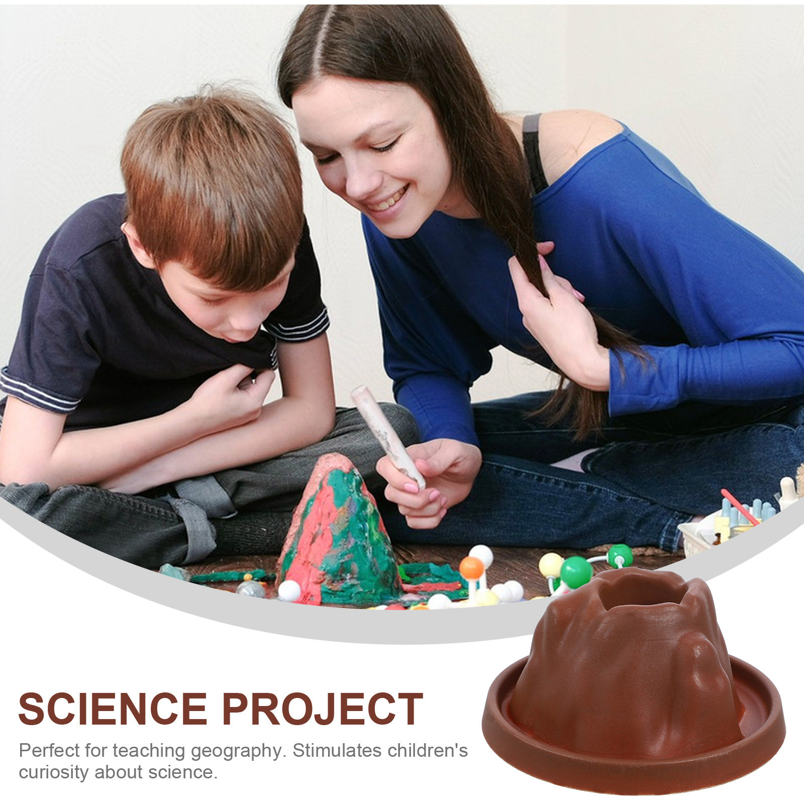 6Pcs Small Volcano Science Kit - Volcano Kit Eruption 评论和价格