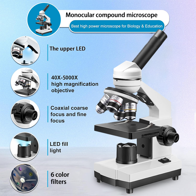 40X-5000X Compound Monocular M - Microscope Compound 40X 评论和价格