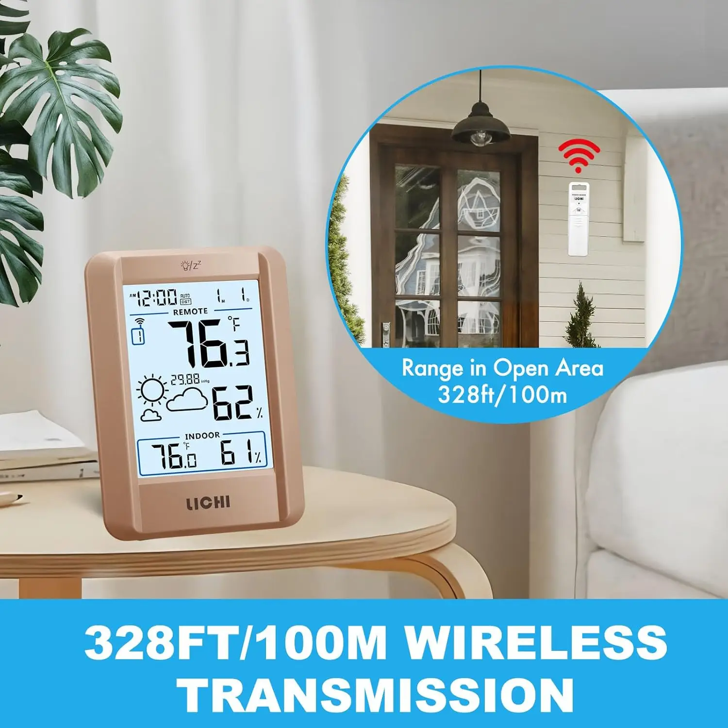 Wireless Weather Station With  - Weather Station Indoor 评论和价格