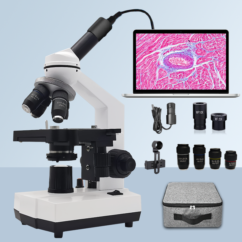 40X-2500X Professional Binocul - Microscope Compound 40X 评论和价格