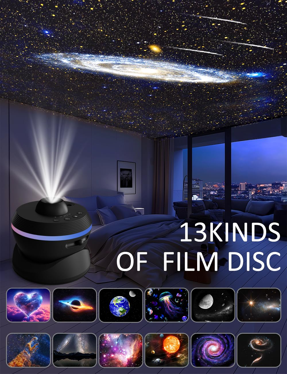 13 in 1 Galaxy Star Projector  - Planetarium Projector Home 评论和价格