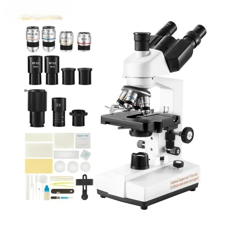 VEVOR Compound Trinocular Micr - Microscope Compound 40X 评论和价格