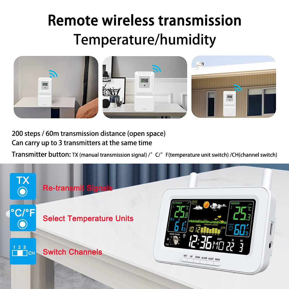 Weather Station Wireless Indoo - Weather Station Indoor 评论和价格