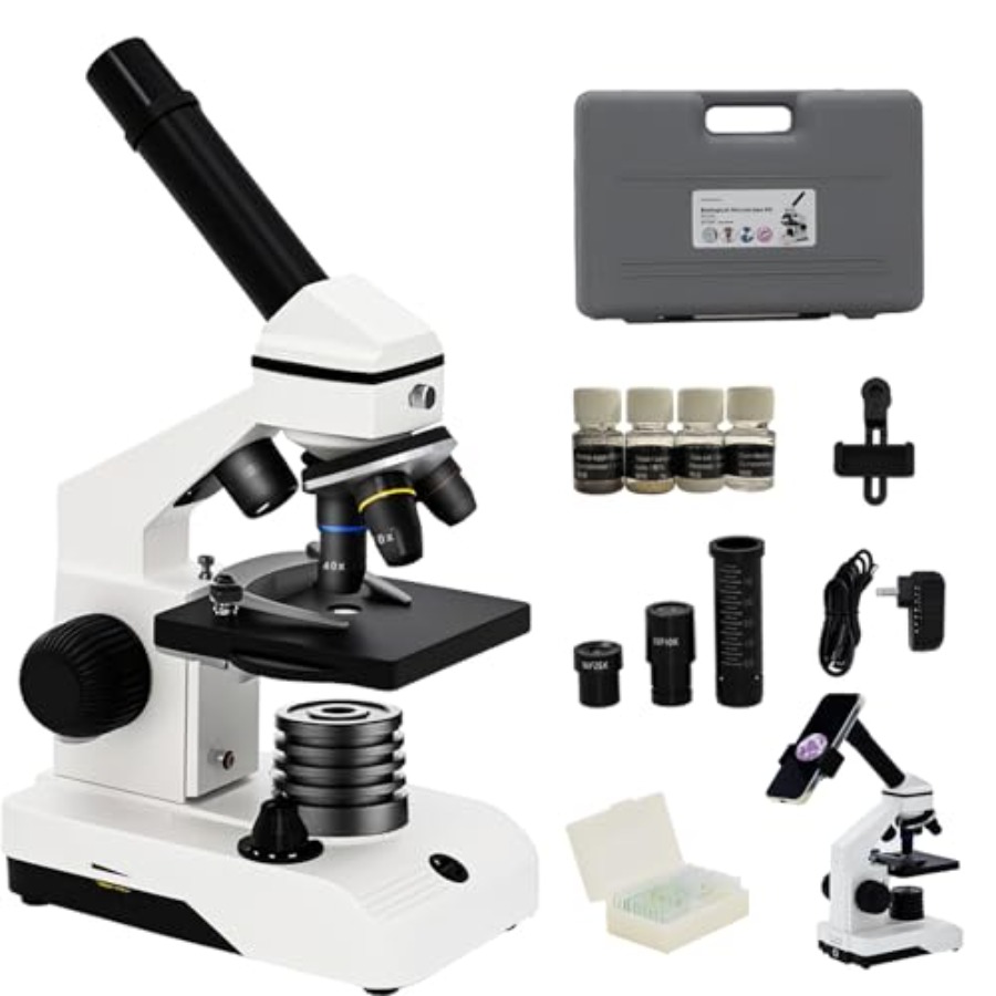 M2 Dual Power Supply Compound  - Microscope Compound 40X 评论和价格