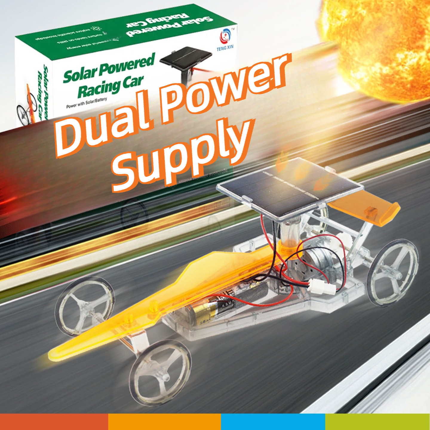 Solar Powered Electric Car Mod - Science Hobby Kit 评论和价格