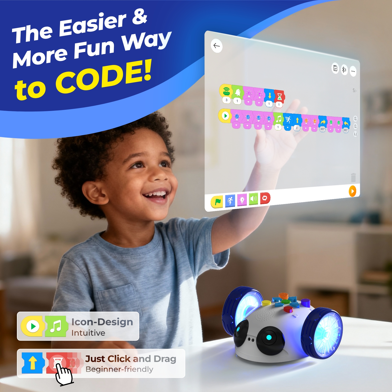 Apitor Mini Robot Wheels Codin - Science Robot 评论和价格