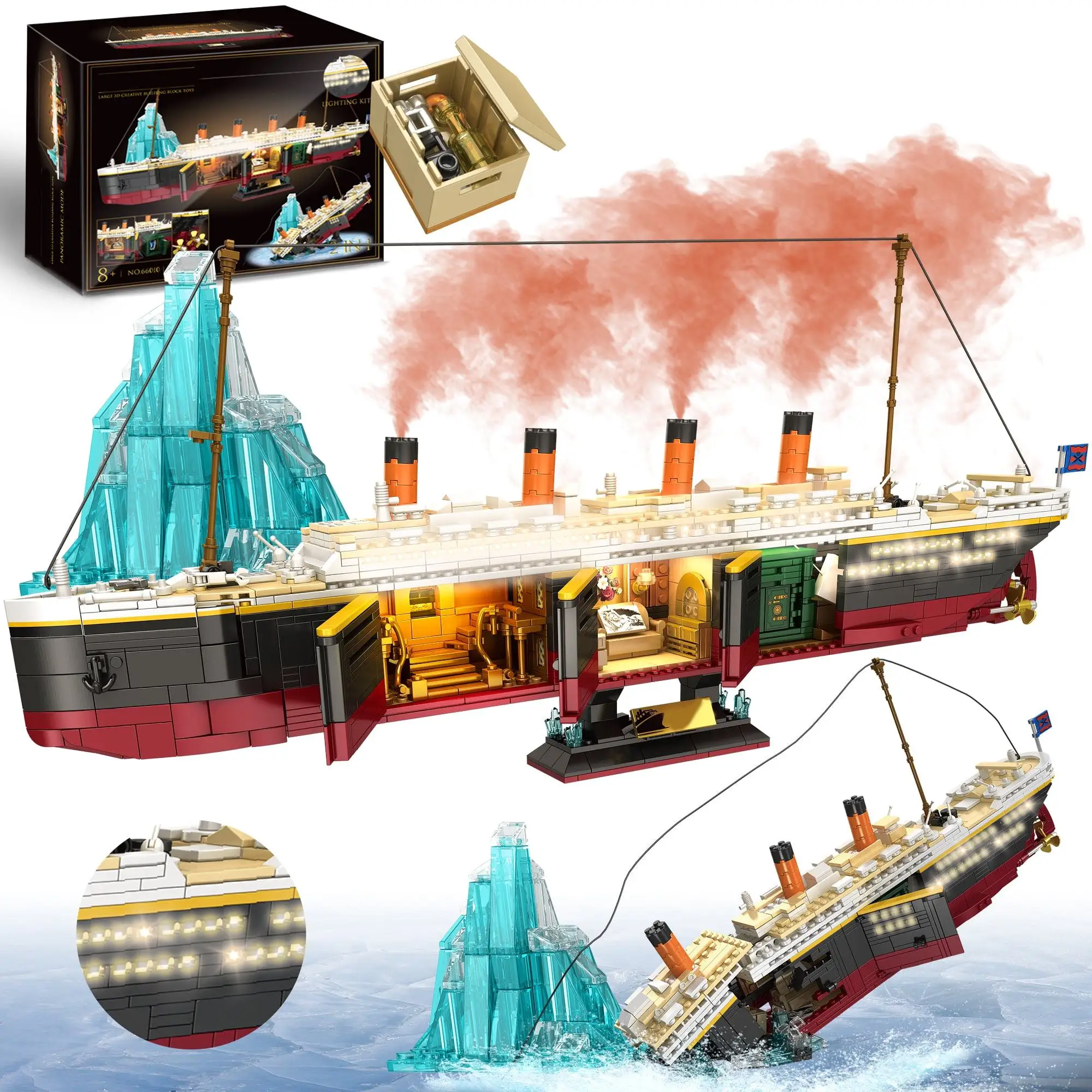 MOC 2288PCS Titanic Model Crea - Science Olympiad 评论和价格