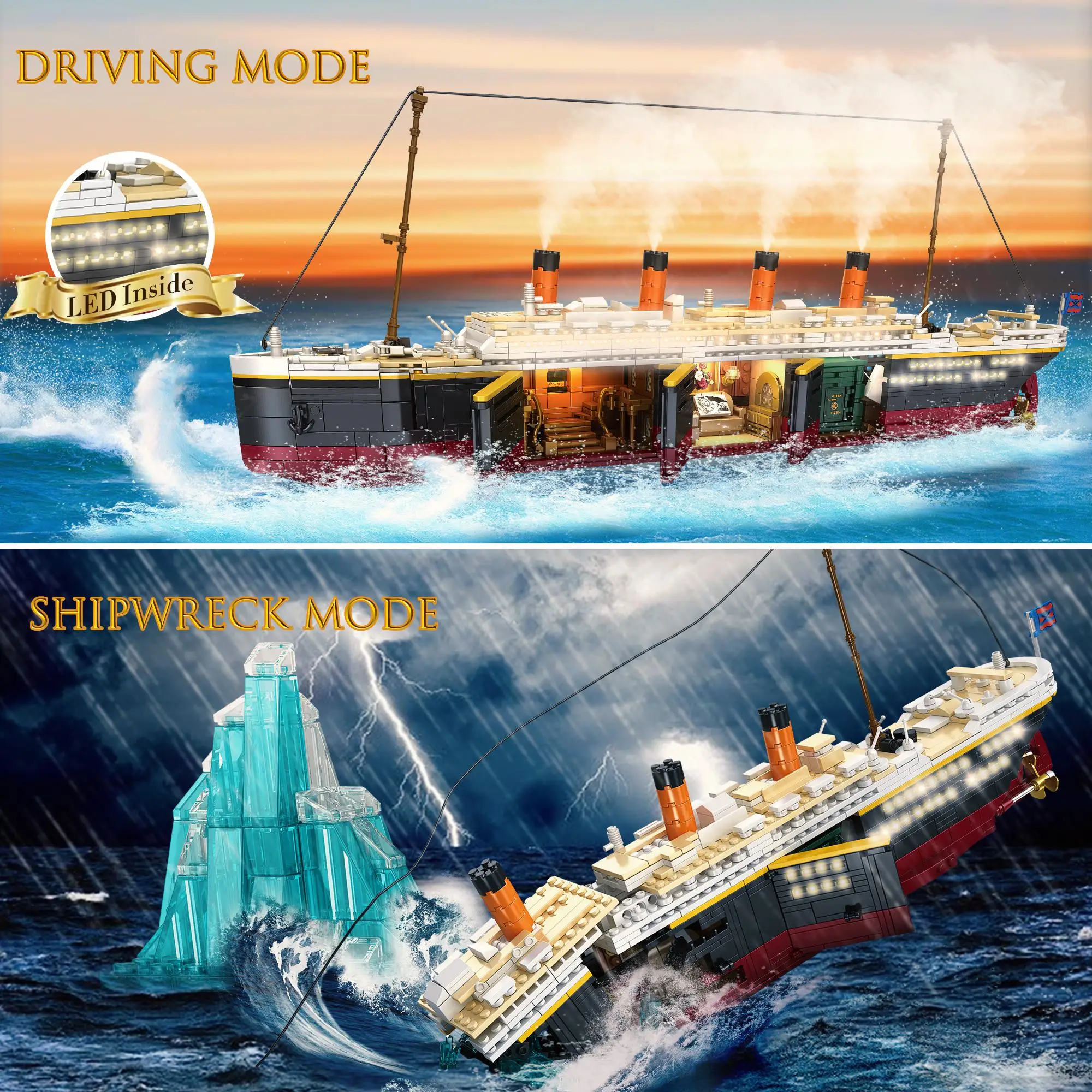 MOC 2288PCS Titanic Model Crea - Science Olympiad 评论和价格