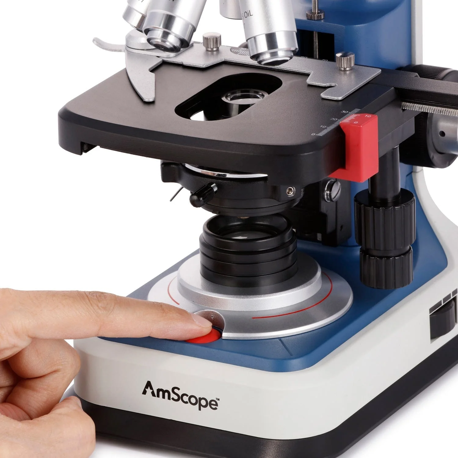 AmScope 40X-2500X USB-C Rechar - Microscope Compound 40X 评论和价格