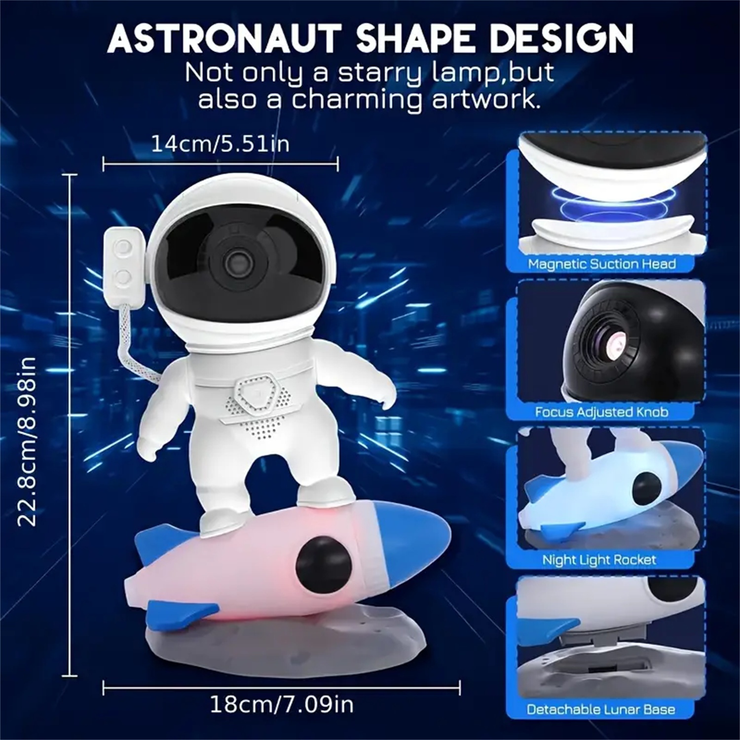 Astronaut Starry Sky Projector - Planetarium Projector Home 评论和价格