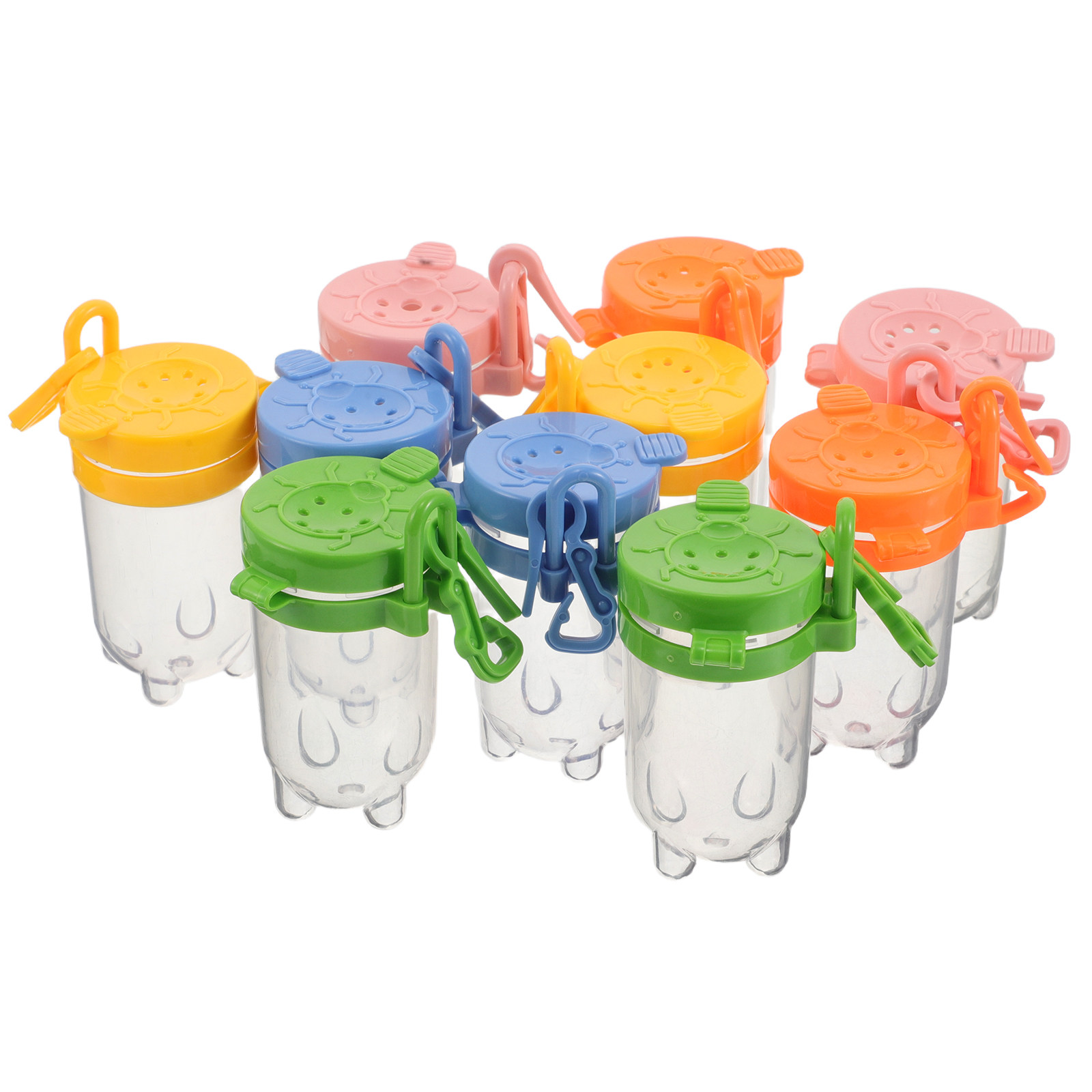 10Pcs Clear Plastic Bug Jars F - Science Toys 评论和价格