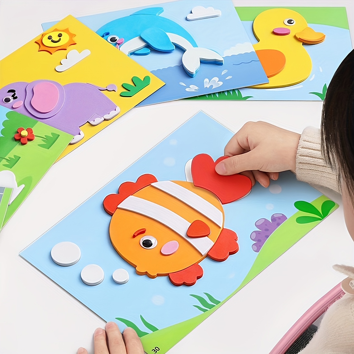 3D Stickers for Kids, Disposab - Science Toys Diy 评论和价格