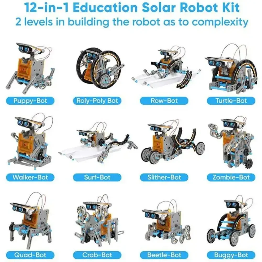 13 in 1 Solar Powered Robot Sc - Science Toys Diy 评论和价格